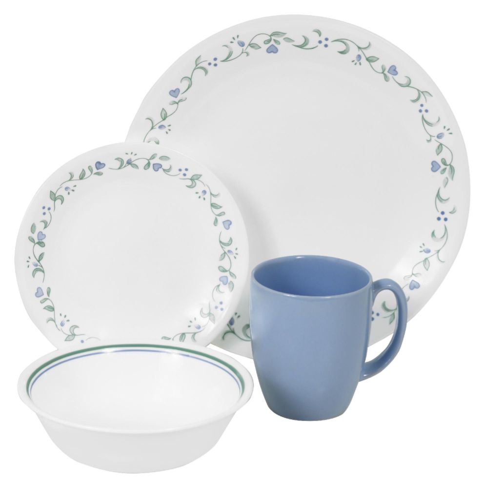 Corelle Livingware Country Cottage 16 Piece Dinnerware Set