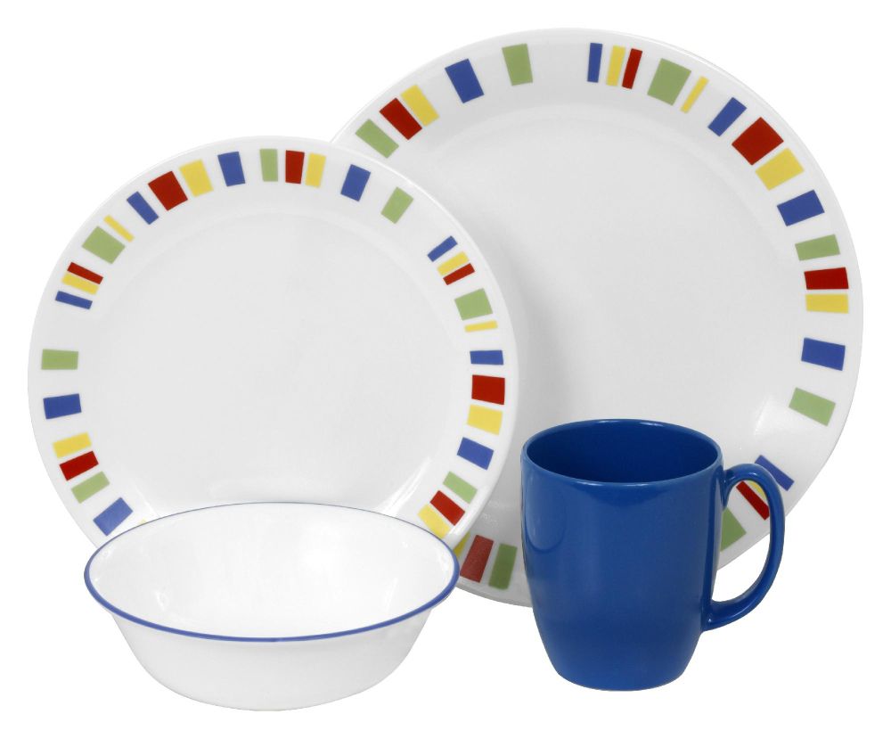 Corelle Livingware Memphis 16 Piece Dinnerware Set