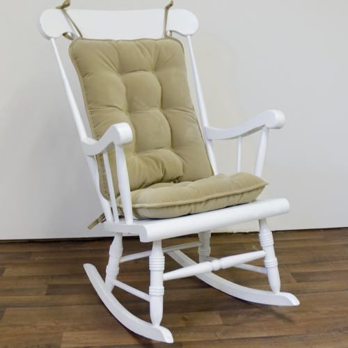 Greendale Home Fashions Cherokee Solid Microfiber Standard Rocking Chair Set  - Khaki at Sears.com