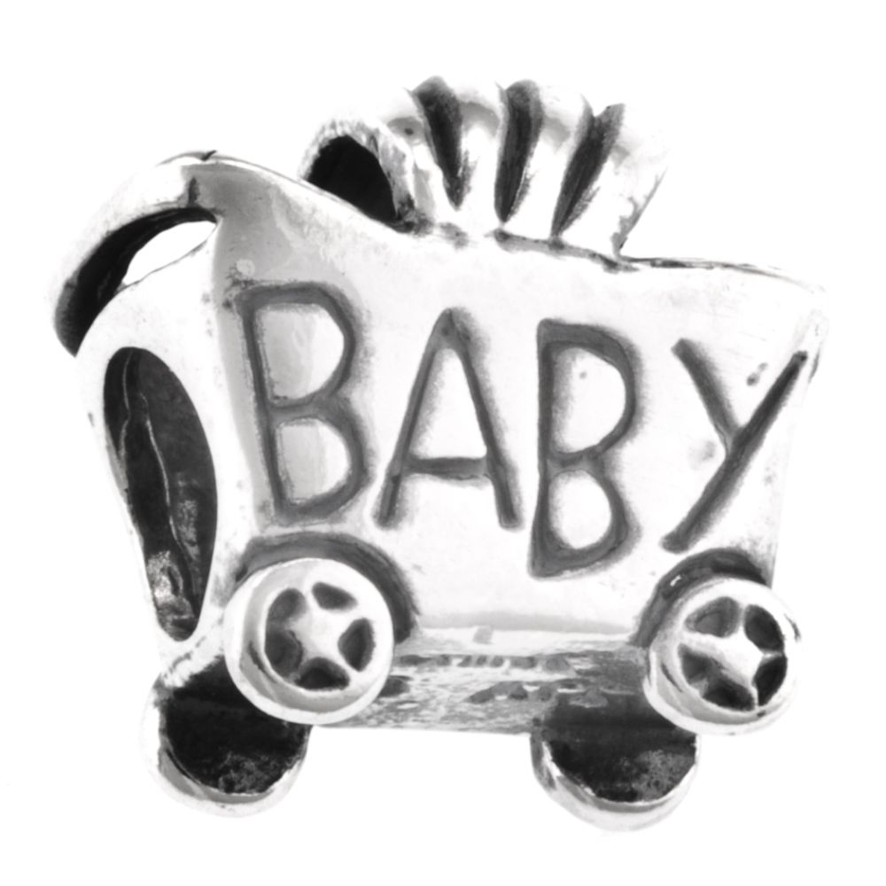 Tradition Charms Sterling Silver Baby Carriage Charm at Kmart.com