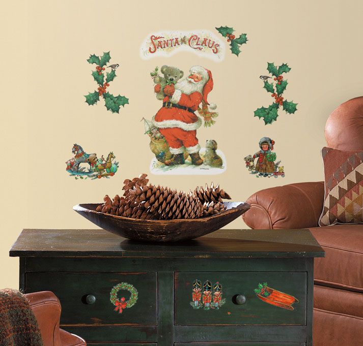 Santa Peel & Stick Wall Decals