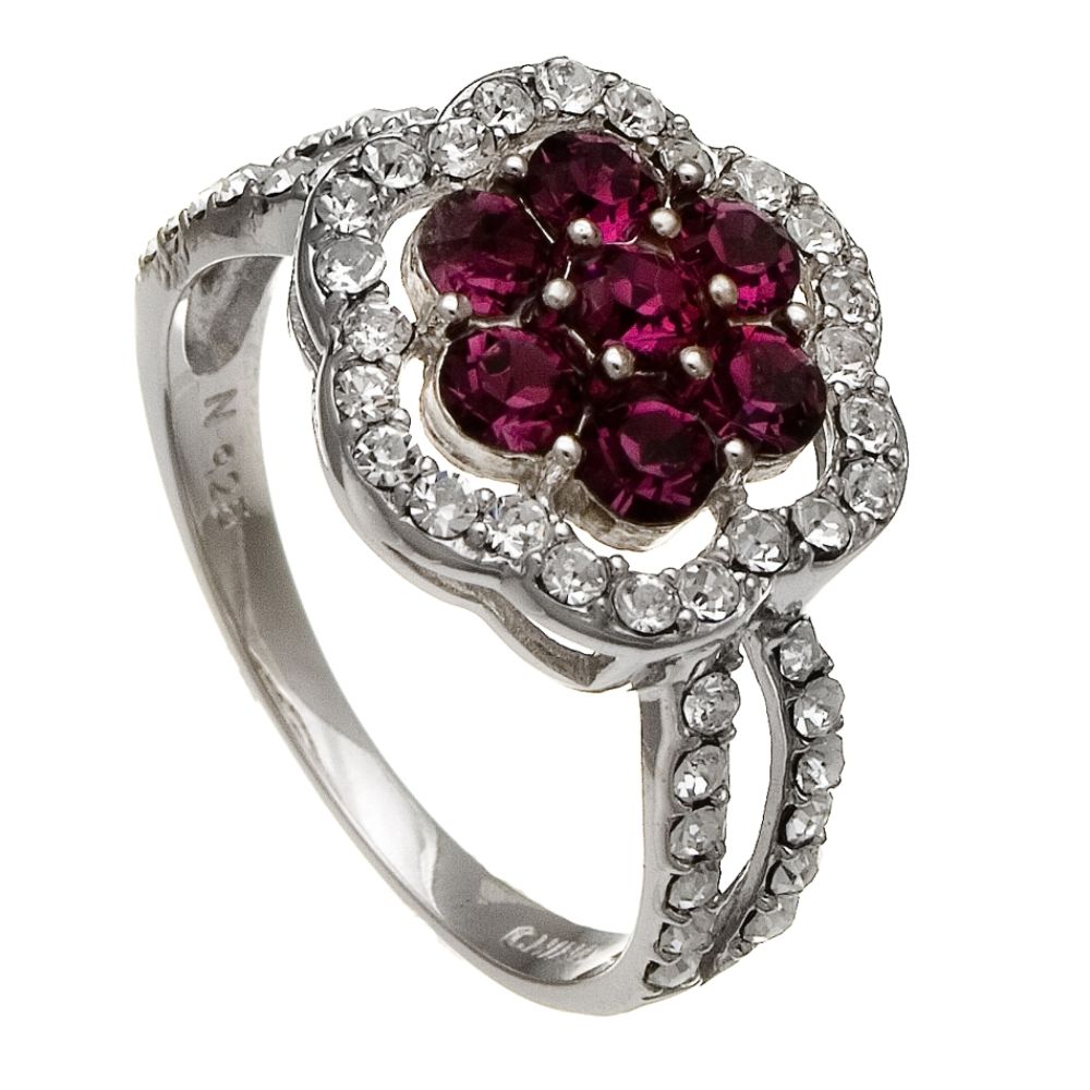   STERLING SILVER AMETHYST CRYSTAL