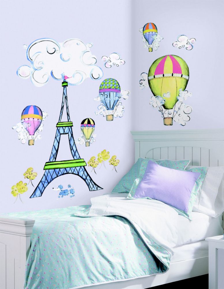 RoomMates Oh La La Peel & Stick MegaPack Wall Decals