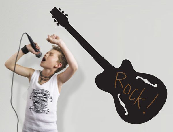 RoomMates Rockstar Peel & Stick Chalkboard Wall Decals at Kmart.com