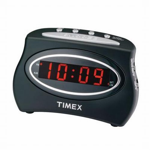 Timex Extra Loud LED Alarm Clock Blk