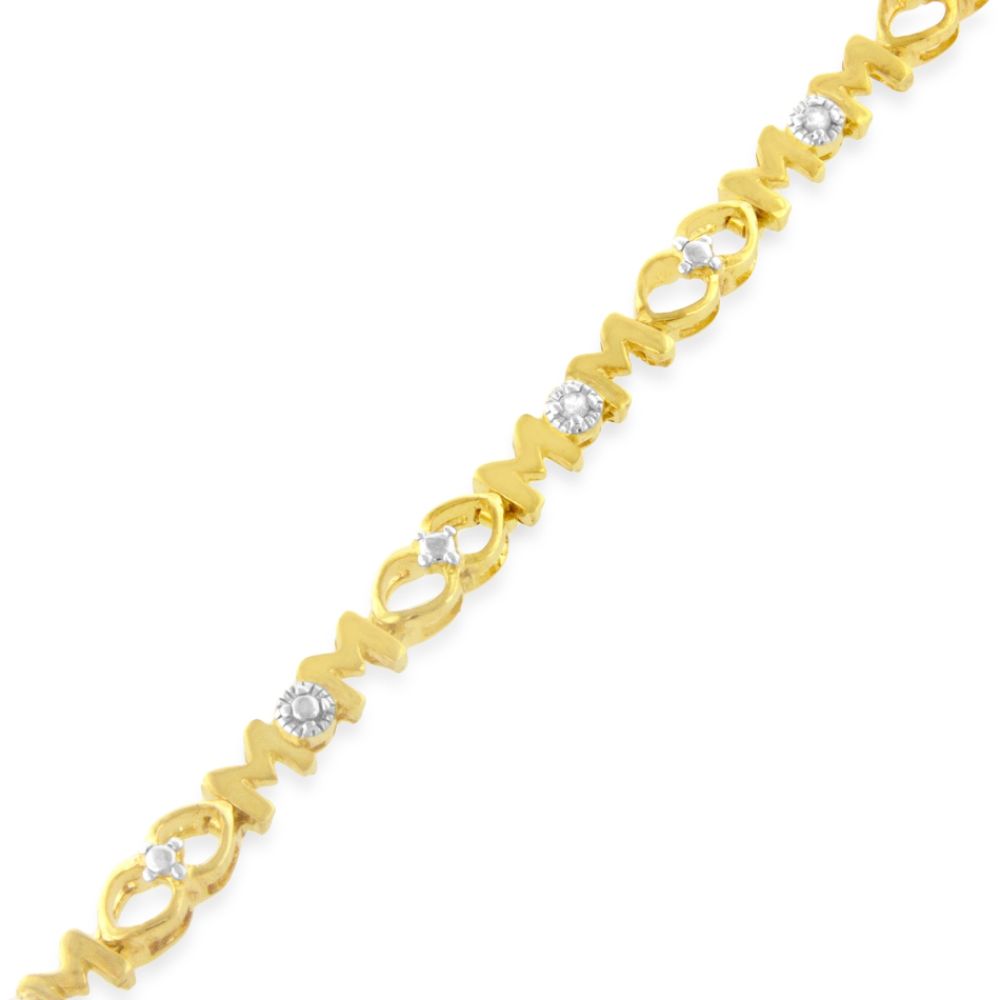   Diamond Accent MOM Bracelet
