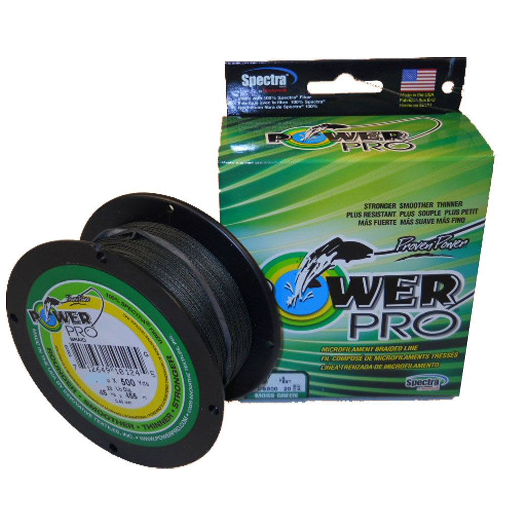 Power Pro Microfilament Line 40Lb Green 500Yd
