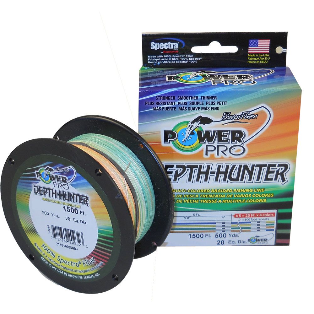 Power Pro DepthHunter Metered Line 30Lb 333Yd 21100300333J