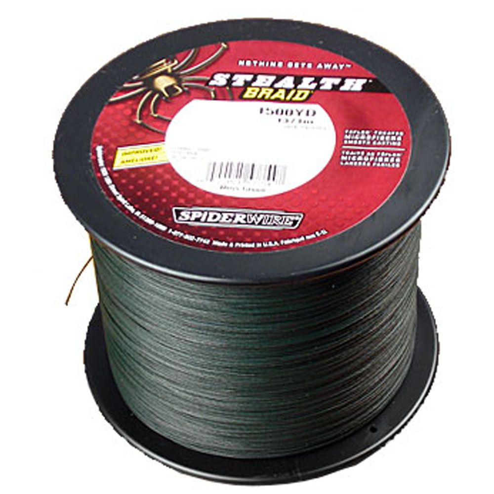 Spiderwire Spider Stealth Braid 30Lb 1500Yd Moss Green SS30G-1500
