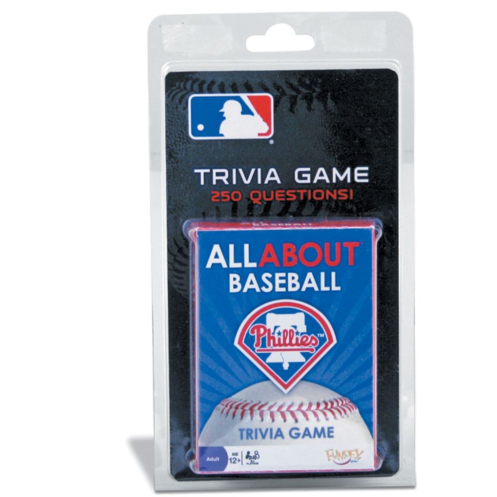 Fundex Games Philadelphia Phillies All About Trivia Game