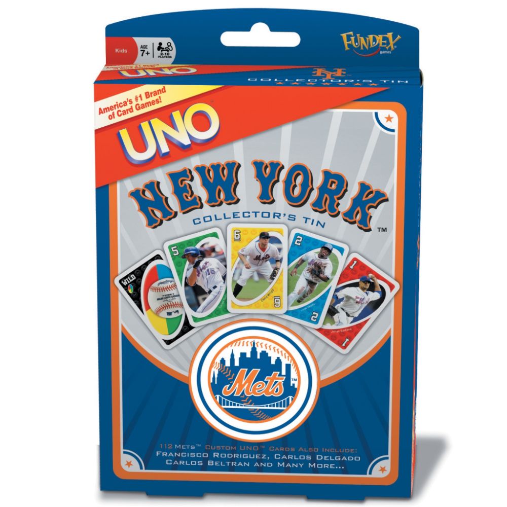 Fundex Games New York Mets UNO Card Game Children's Toys