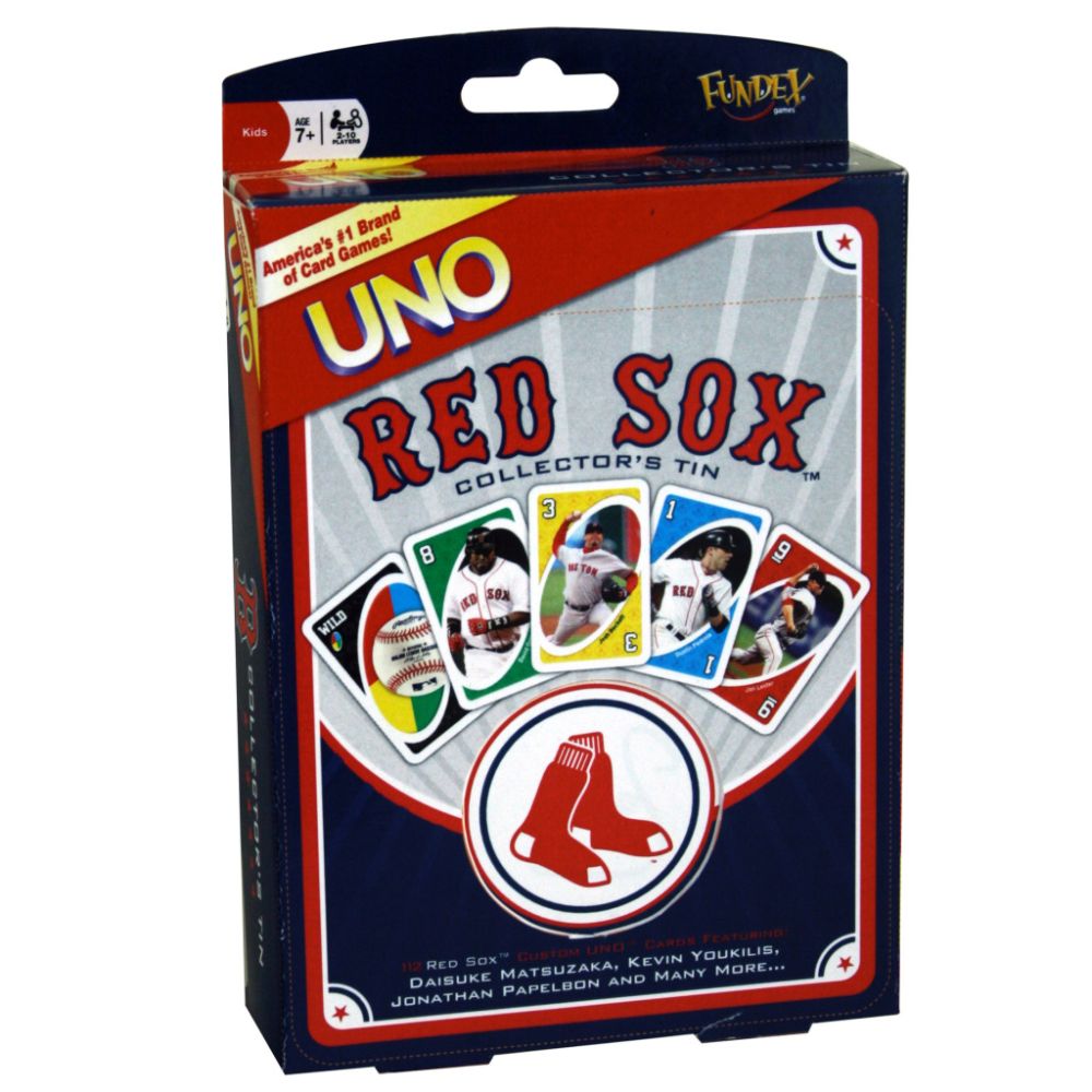 Fundex Games Boston Red Sox UNO Card Game Children's Toys