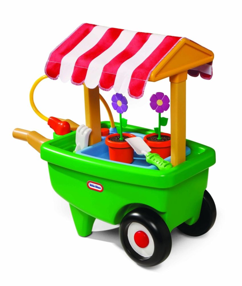 Little Tikes 2-in-1 Garden Cart & Wheelbarrow Children's Toys
