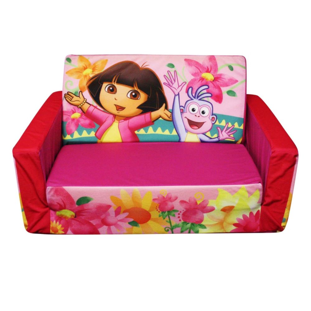 Marshmallow Flip Open Sofa - Dora Girly Theme 