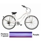 Purple Pantera 7 Speed Beach Cruiser Female