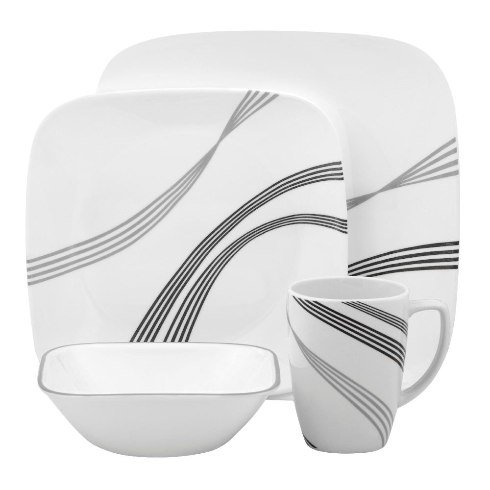 Corelle Square Urban Arc 16-Piece Dinnerware Set at Sears.com