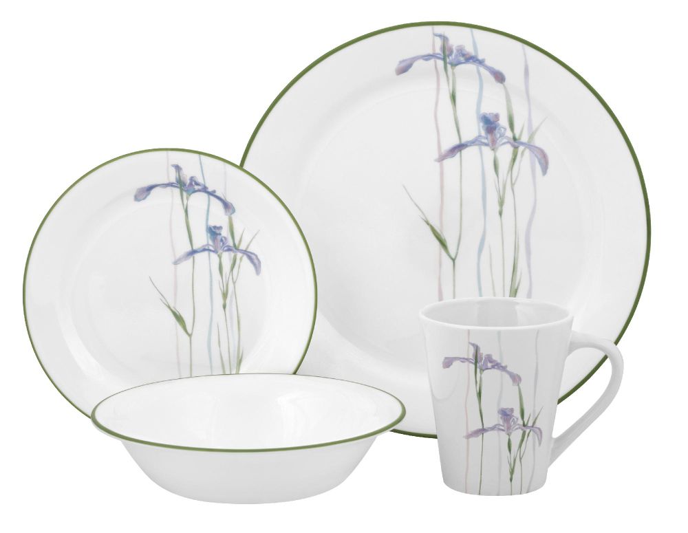 Corelle Impressions Shadow Iris 16-Piece Dinnerware Set at Sears.com