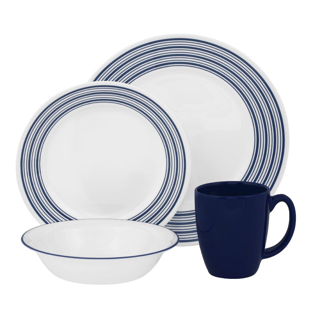 Corelle Vive Newport Beach 16 Piece Dinnerware Set