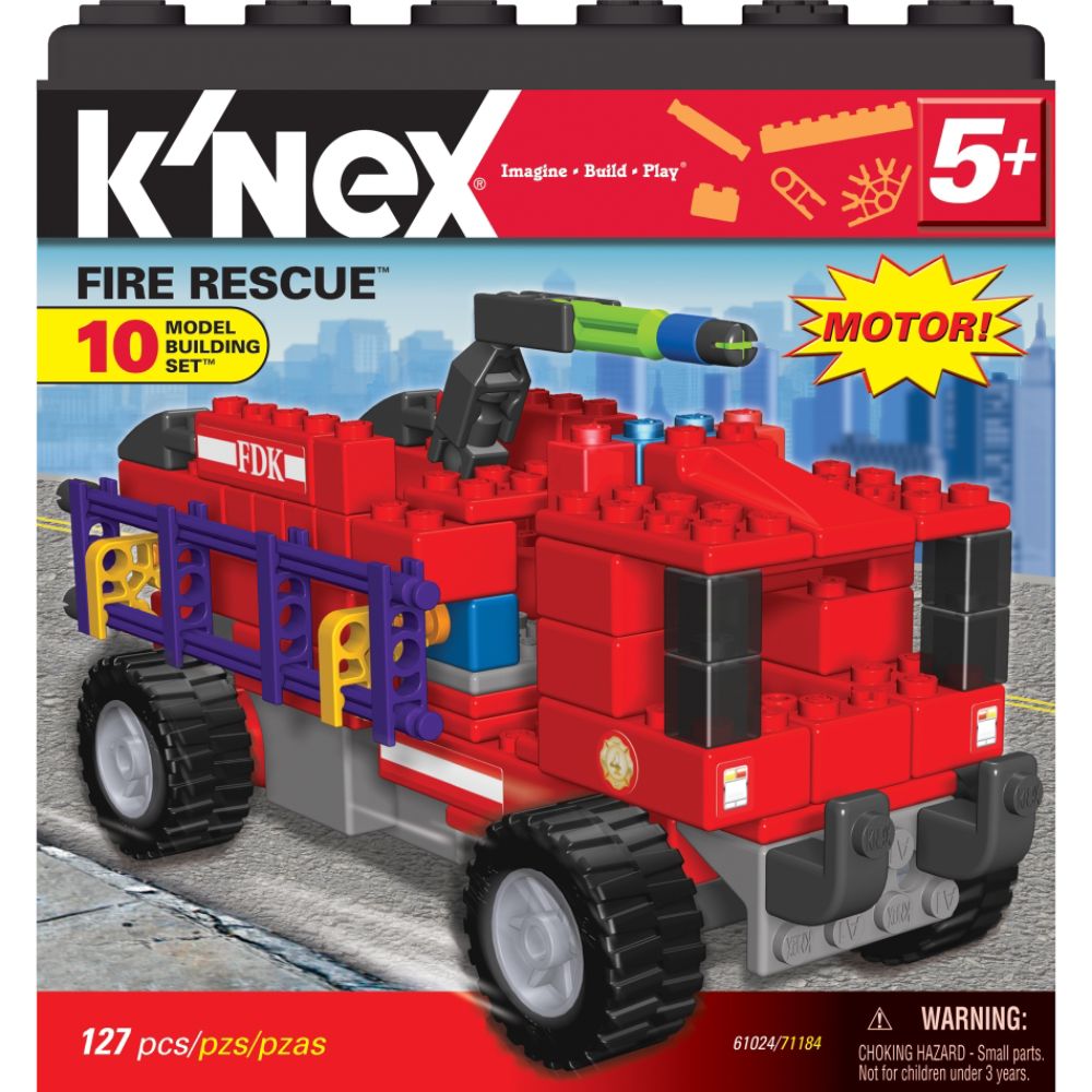 K'Nex Fire Rescue 10 Model Building Set