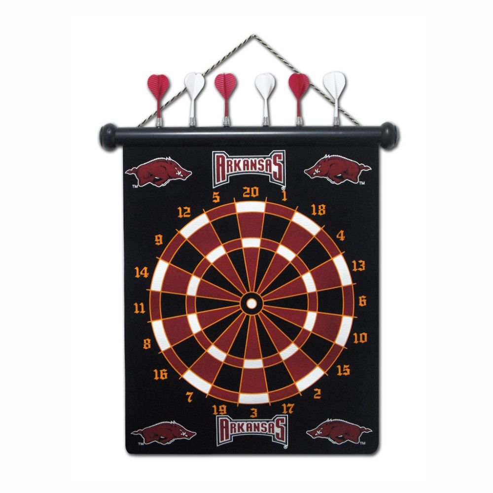 RICO Industries Arkansas Razorbacks Magnetic Dart Board Set