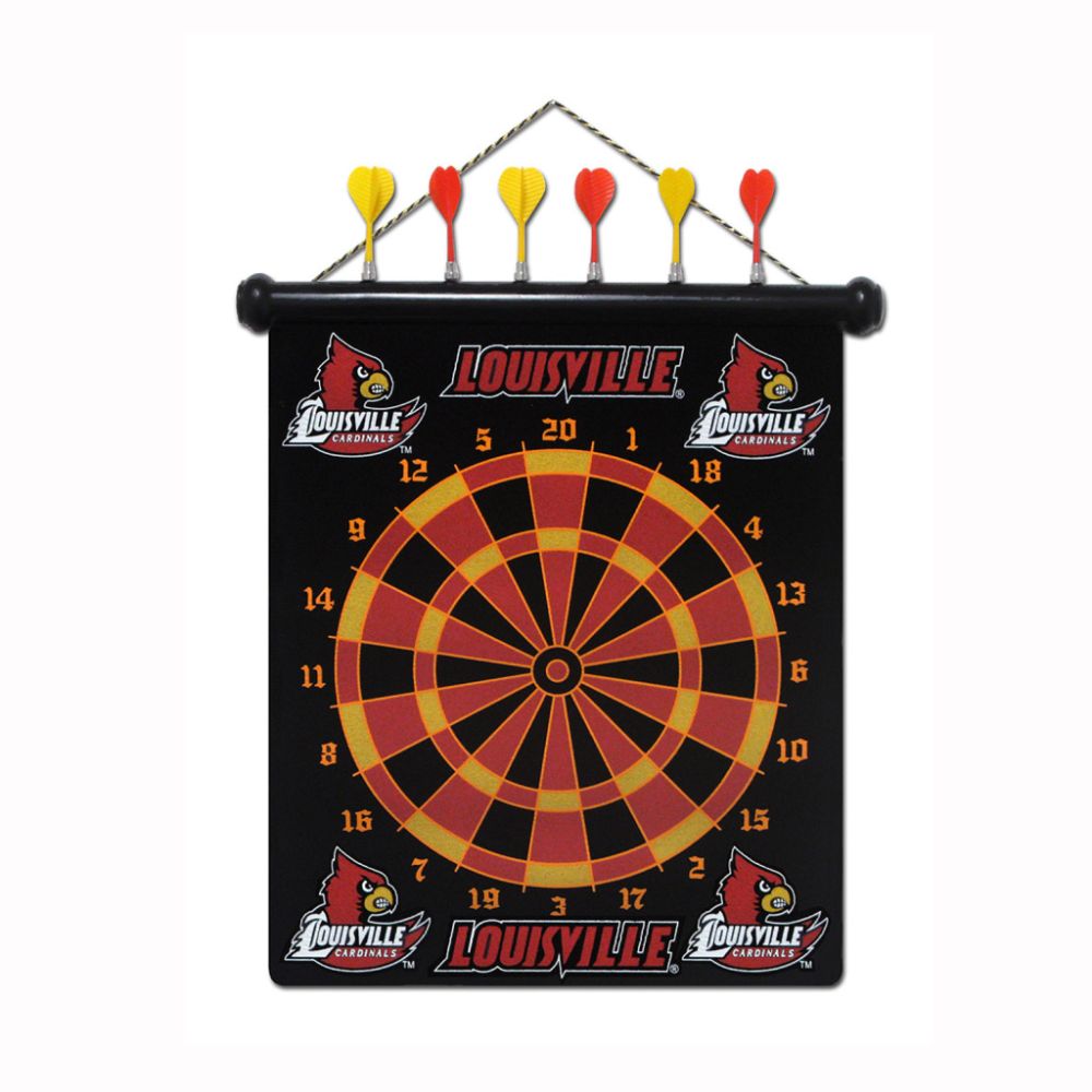 RICO Industries Louisville Cardinals Magnetic Dart Board Set