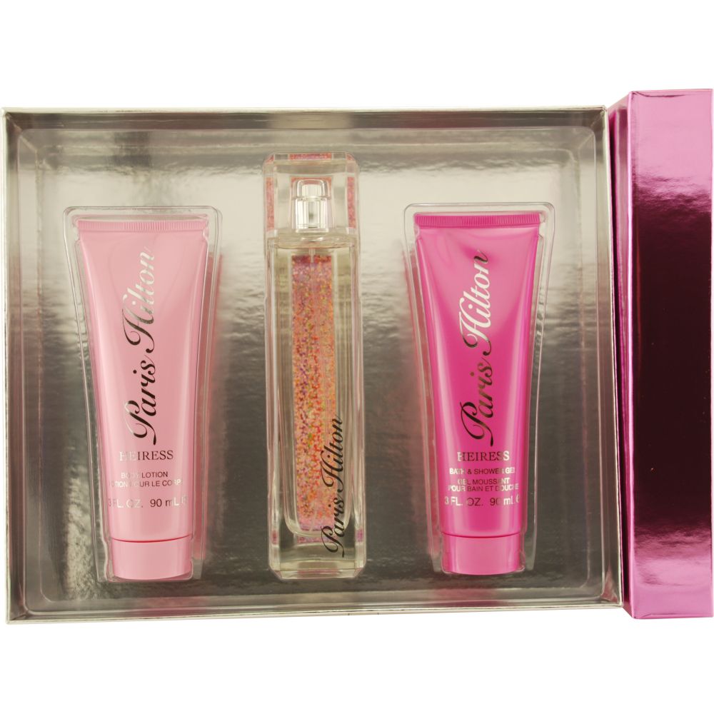 Heiress Paris Hilton HEIRESS PARIS HILTON by Paris Hilton Set-Eau De Parfum Spray 3.4 Oz & Body Lotion 3 Oz & Shower Gel 3 Oz for Women