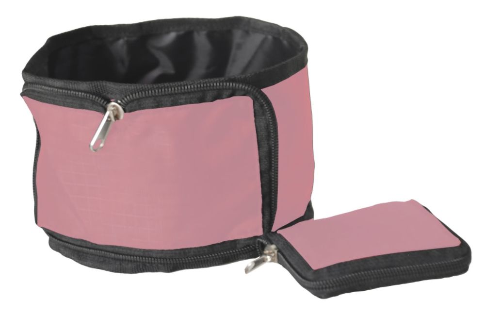 Pet Life SINGLE FOLDING WALLET ZIPPERED TRAVEL PET BOWL at Kmart.com