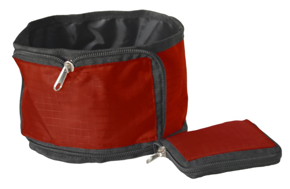 Pet Life SINGLE FOLDING WALLET ZIPPERED TRAVEL PET BOWL at Kmart.com