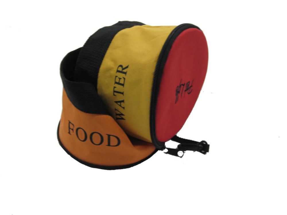 Pet Life DOUBLE FOLDING ZIPPERED TRAVEL PET BOWL at Kmart.com