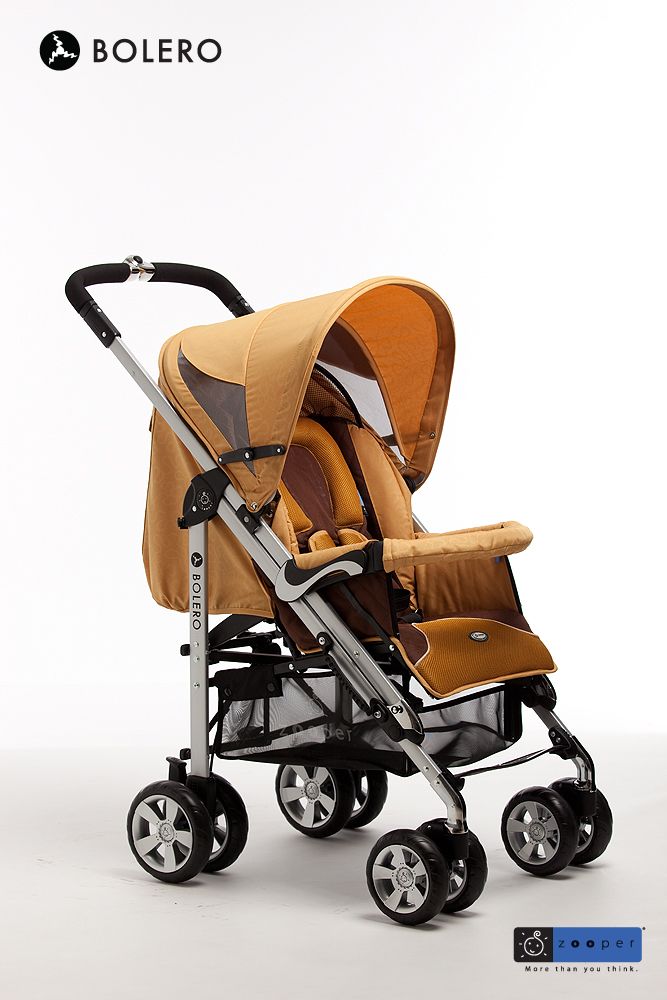 Zooper Bolero Baby Stroller, Amber Yellow