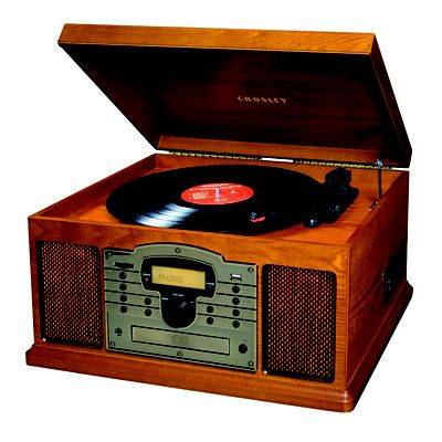 Crosley Radio Troubadour Entertainment Center - Paprika at Sears.com