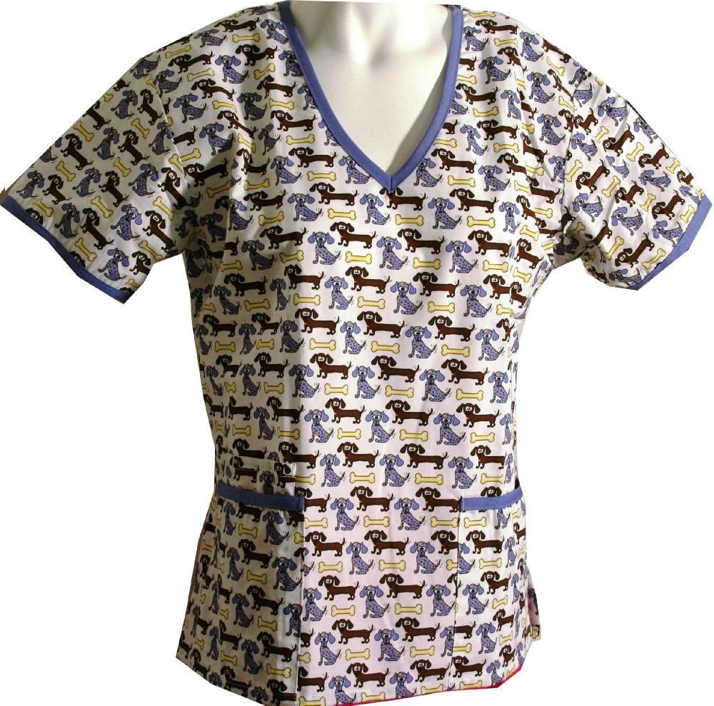 Scrubworks DOGS V NECK