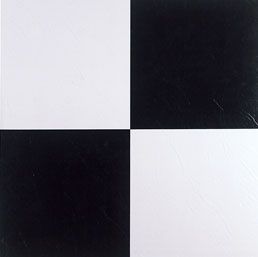 Nexus Black & White Checker Board 12 x 12 Vinyl Floor Tile