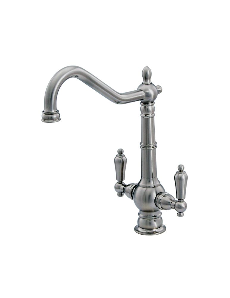 Water Creations Satin Nickel Vintage Spout Faucet