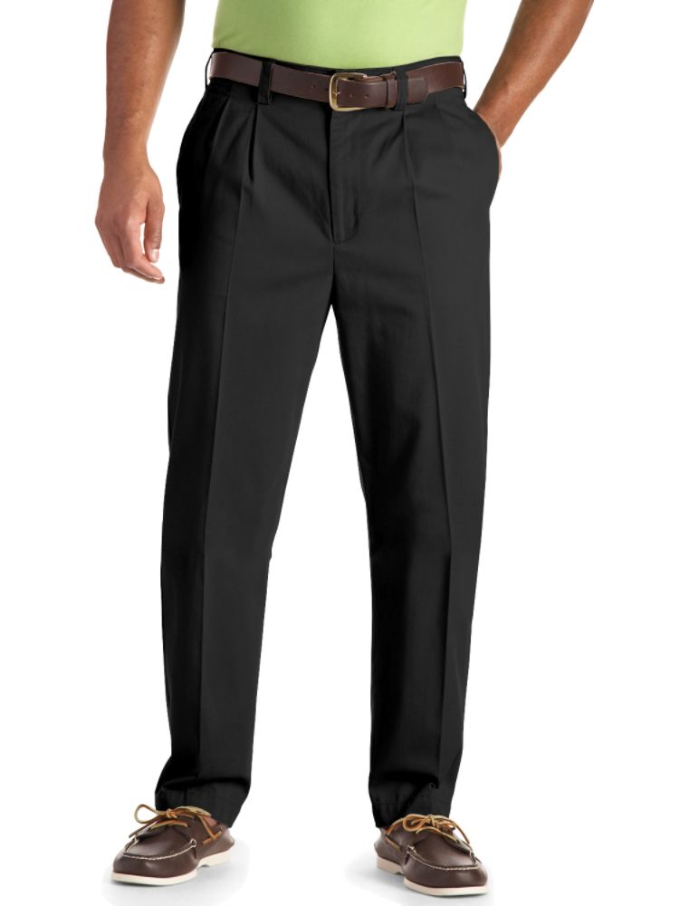 Harbor Bay Continuous Comfort™ Pleated Chinos at Sears.com