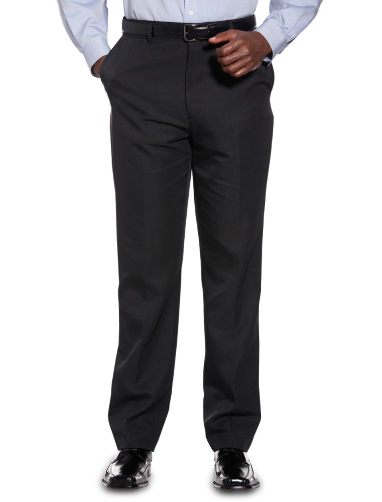 Synrgy Concealed Comfort Microfiber Flat-Front Pants at Kmart.com