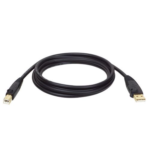 Tripp Lite 15-ft. USB2.0 A/B Gold Device Cable (A Male to B Male)