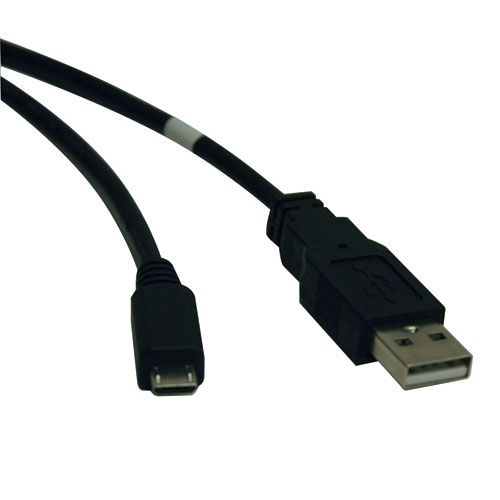 Tripp Lite 3-ft. USB2.0 A to Micro-USB B Device Cable (A Male to Micro-B Male)