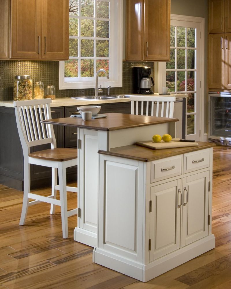 Home Styles Woodbridge Two Tier Island & Two Br Stools at Sears.com