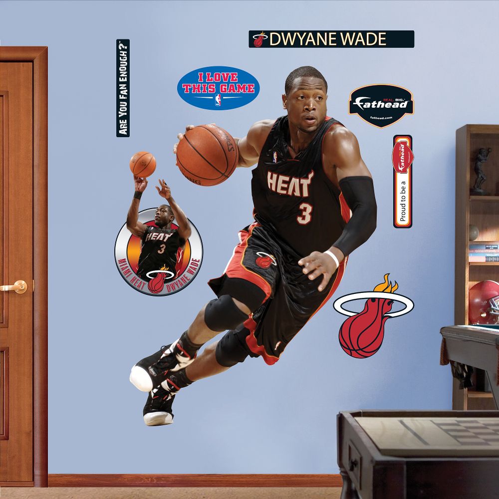 Dwyane Wade Drives Fathead