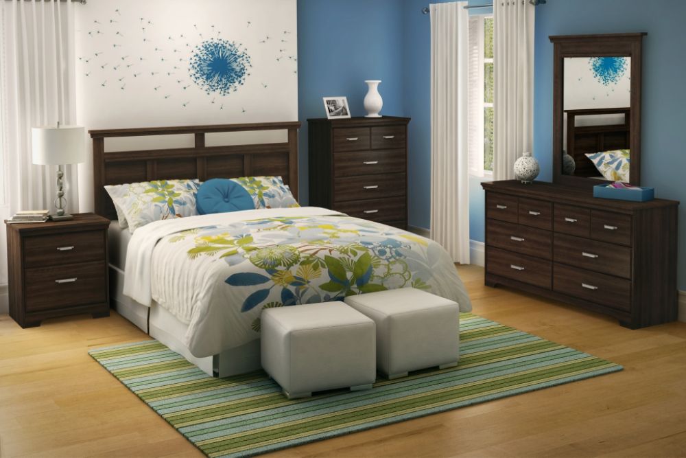 South Shore Versa collection Full/Queen Headboard Mocha                                                                          at mygofer.com