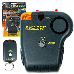 Trademark Tools Steering Wheel Auto Alarm with Remote Control