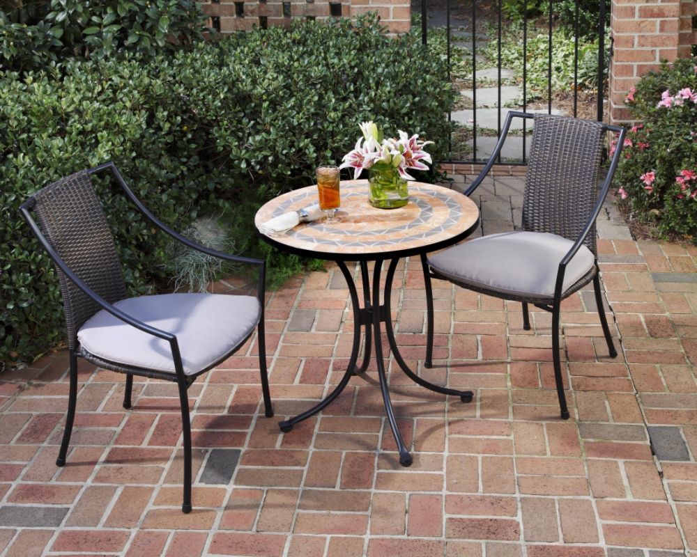 Indoor Outdoor Furniture Sets on Home Styles  3 Pc  Indoor Outdoor Bistro Set  Includes Terra Cotta