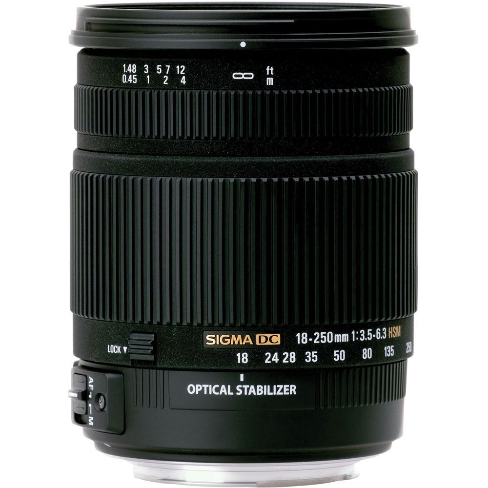 Sigma 18-250mm F3.5-6.3 DC OS HSM  Zoom Lens for Nikon at Kmart.com
