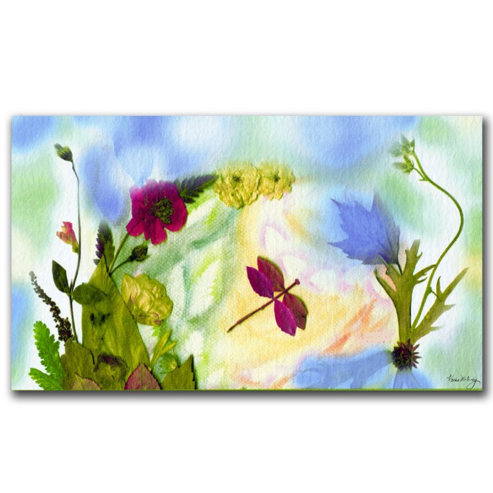 Trademark Art 14x24 inches "Dragonfly Dream" by Kathie McCurdy