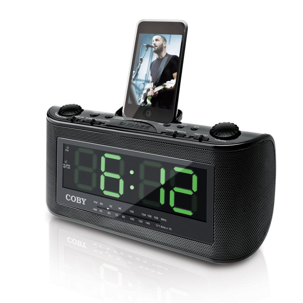Ipod Clock Radio on Coby Alarm Clock Radio For Ipod