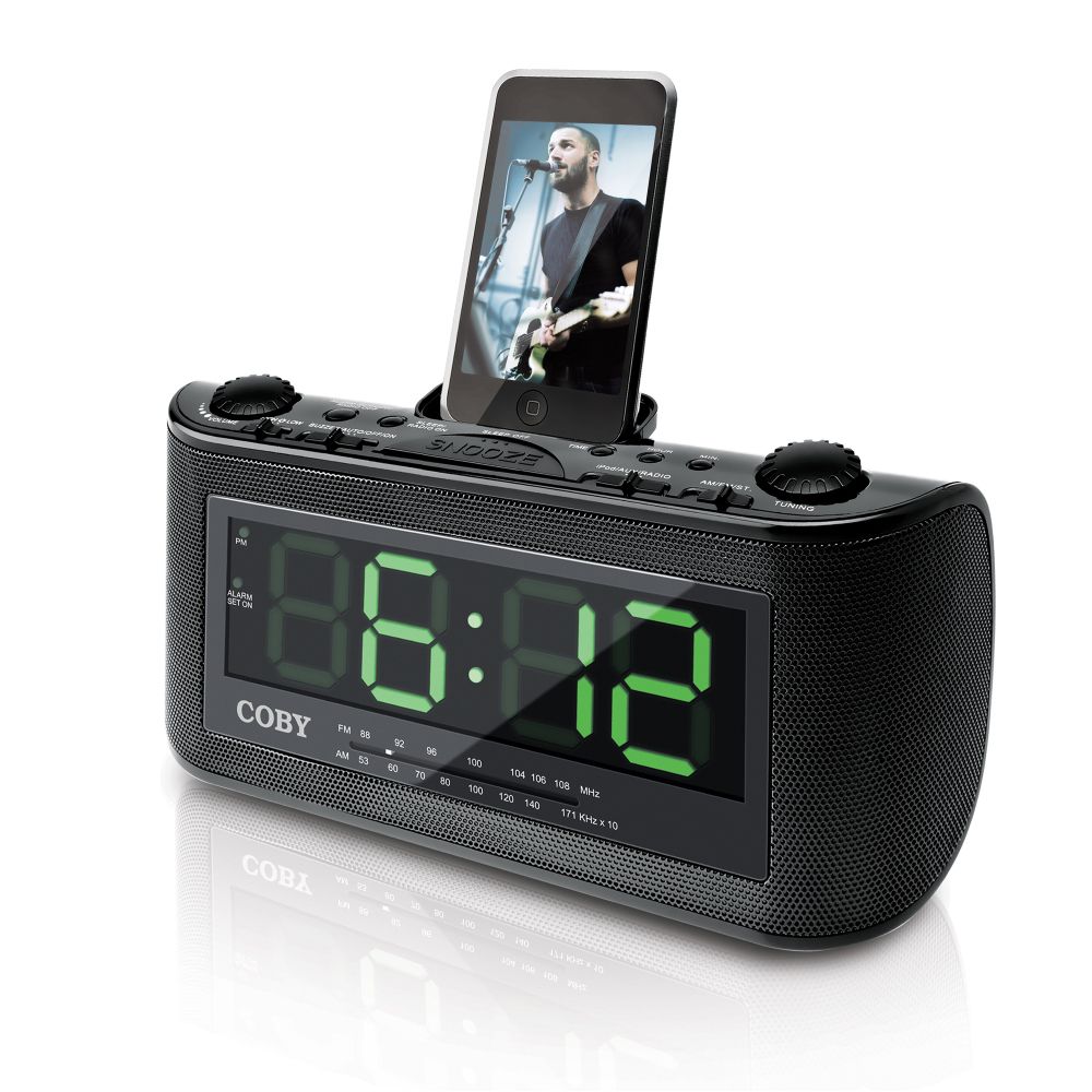 Coby Alarm Clock/Radio for iPod