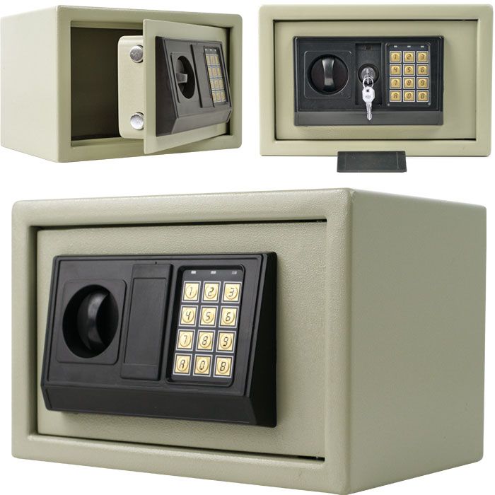 Trademark Tools Electronic Digital Security Home Safe 12 x 8 x 8