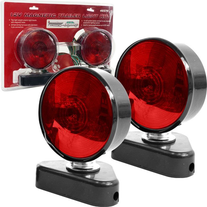 Trademark Tools 12V Magnetic Trailer Light Kit