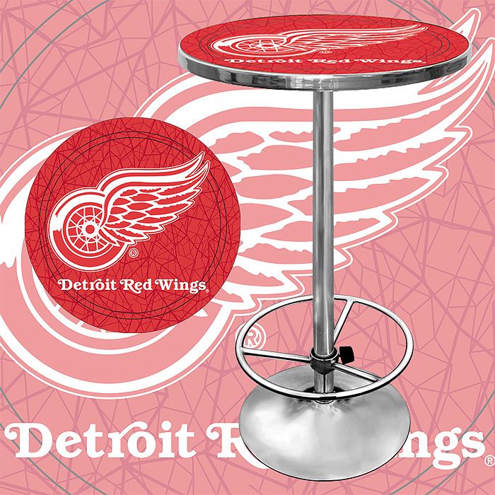 Trademark NHL Detroit Redwings Pub Table